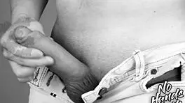 Retro vintage close up ejaculation orgasm big cock without hand help!