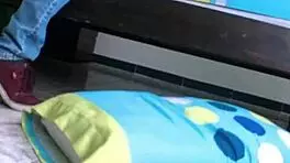 Busty petite teen feels intense pleasure from fingering to orgasm.