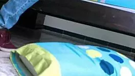 Busty petite teen feels intense pleasure from fingering to orgasm.