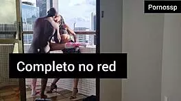 Black Guy Catches Two Latinas Lesbian Fun Then Pounds Both In Doggystyle