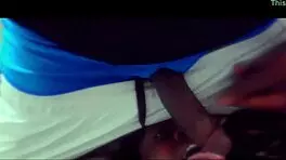 Watch Allen's Ebony Couple Swallow Big Black Cock Cumshot!