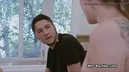 i pantsed the trainer and it lead to this wild foursome party