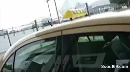 German amateur teen 18+ joins outdoor threesome with bold stranger