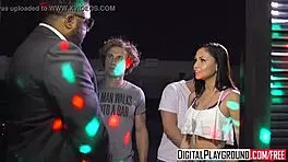 Mommy riding hard in intense black teen 18+ scene