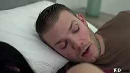 Big Cock Prank Turns into Missionary Doggystyle Creampie for Brunette Teen Alex Coal