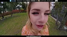 Curvy babe riley reign invites you to her new place for a cozy chat