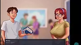 Summertime Saga 41: College Roleplay Game Scene