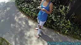 Amateur teen 18+ outdoors in high definition reality