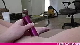 i'm fuckin my pussey with this dildo, oh god it's so good and tight