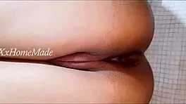 Latina brunette gets assfucked in POV, creampie.