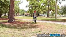 Teen amateurs at party event