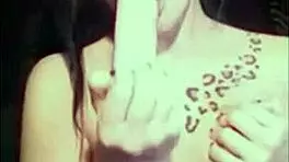 Teen dancing and sucking on dildo loop, so fun! 😍