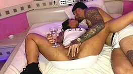 Sucked Her Pussy With Champagne!