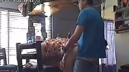 Spycam Captures Husband Cheating with Cute 24-Year-Old Blonde