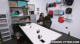 isla biza got caught stealing from the mall and is now at the office having a complete cavity check she knows the only way to get out is to comply