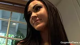 Watch This MILF Fuck That Teen Babe Hard!