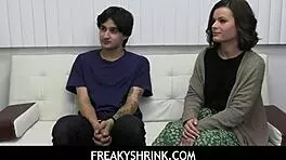 Dr Aaliyah makes step siblings fuck for family bond, then joins.