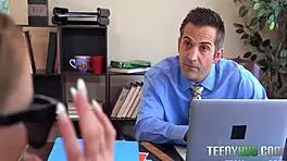 riley star and crystal rush tame the brat with a hardcore blowjob on donnie rock