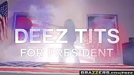 kagney linn feels boss's big cock in her ass on knees. mommy roleplay turns her on.