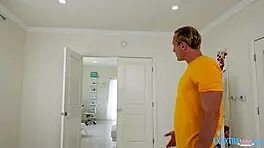 I, Haley Spades, get fucked and jizzed on by stepdad Clarke Kent