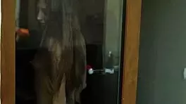 Teenage girl in her lingerie position and enjoying herself with adult toys