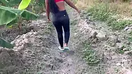 Peasant girl picks flowers, gets fucked in forest by caretaker. 🌸🍆