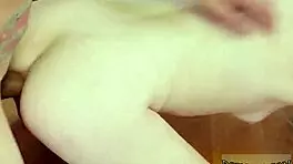 Blonde Amateur Gets Hard Anal Training!