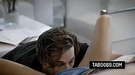 Brunette teen jaye summers enjoys reality moments with her boyfriend