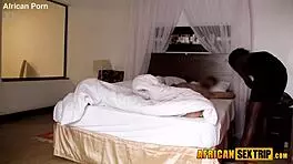 Cute Ebony Teen Deepthroats White Cock In Homemade Blowjob Swallow