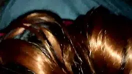 Black teen girl sucking my cock intensely