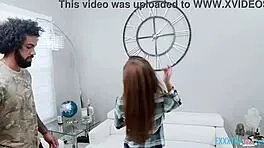 Small Tits Dani Blu Enjoys Hard Dicking on Sofa from James Angel