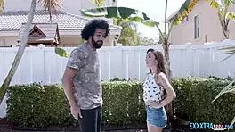 Small Tits Dani Blu Enjoys Hard Dicking on Sofa from James Angel