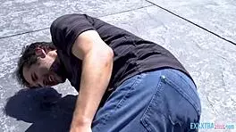 Horny petite teen Maya Woulfe fucked by big dick Donnie Rock after pool day