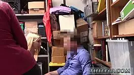 Police officer straps on and dominates stepmother and petite blonde daughter in hardcore threesome