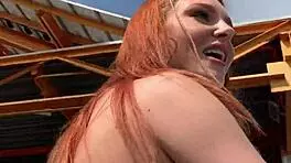 full scene busty redhead teen 18+ lacy lennon, how’s that ginger pussy pounding?