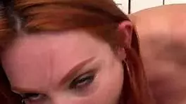 full scene busty redhead teen 18+ lacy lennon, how’s that ginger pussy pounding?