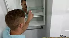 sofie reyez gives oliver's huge boner a deepthroat blowjob and handjob to ease his erection 😈