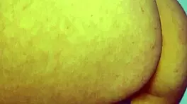 a petite teen wife bounces her ass on a dildo in homemade solo session, reaching orgasm closeup