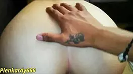 She loves the spanks on her big ass.