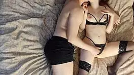 Stepsister Receives Rough Fingering and Caresses