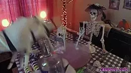 Teen Dildo Play Turns Into Chinese First-Time Fun!