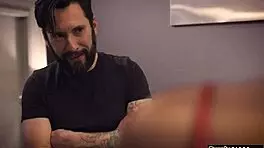 Big Tit Brunette Young 18+ Discovers Old Creepers Secret with Deepthroat Blowjob