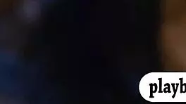 Babe intensely finger fucks her tight pussy