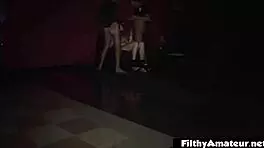 Two Blonde Teens Assfucked in Intense Amateur Orgy