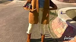 Elisa, 26, casually discovers lesbian sex with big tits and blondes