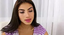 Latina Does Threesome With Two Studs