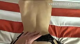 Shy teen in first casting bends over for doggystyle