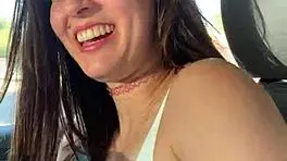 brunette babe abbie maley performs public sex acts on the tennis court, including deepthroat blowjobs