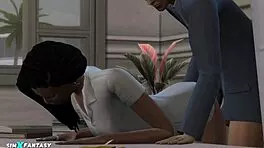 bad studies with siobhan fyres in the sims 4 porn cartoon