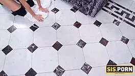 Cute Playful Chick Gets Pussy Pounded by Stepbrother